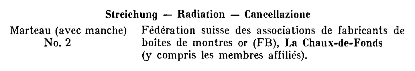 Marteau Avec Manche Radiation 1966