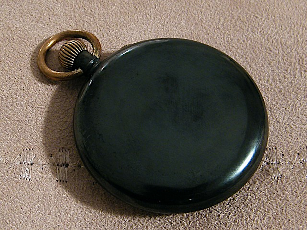 Black oxidised steel Borgel case