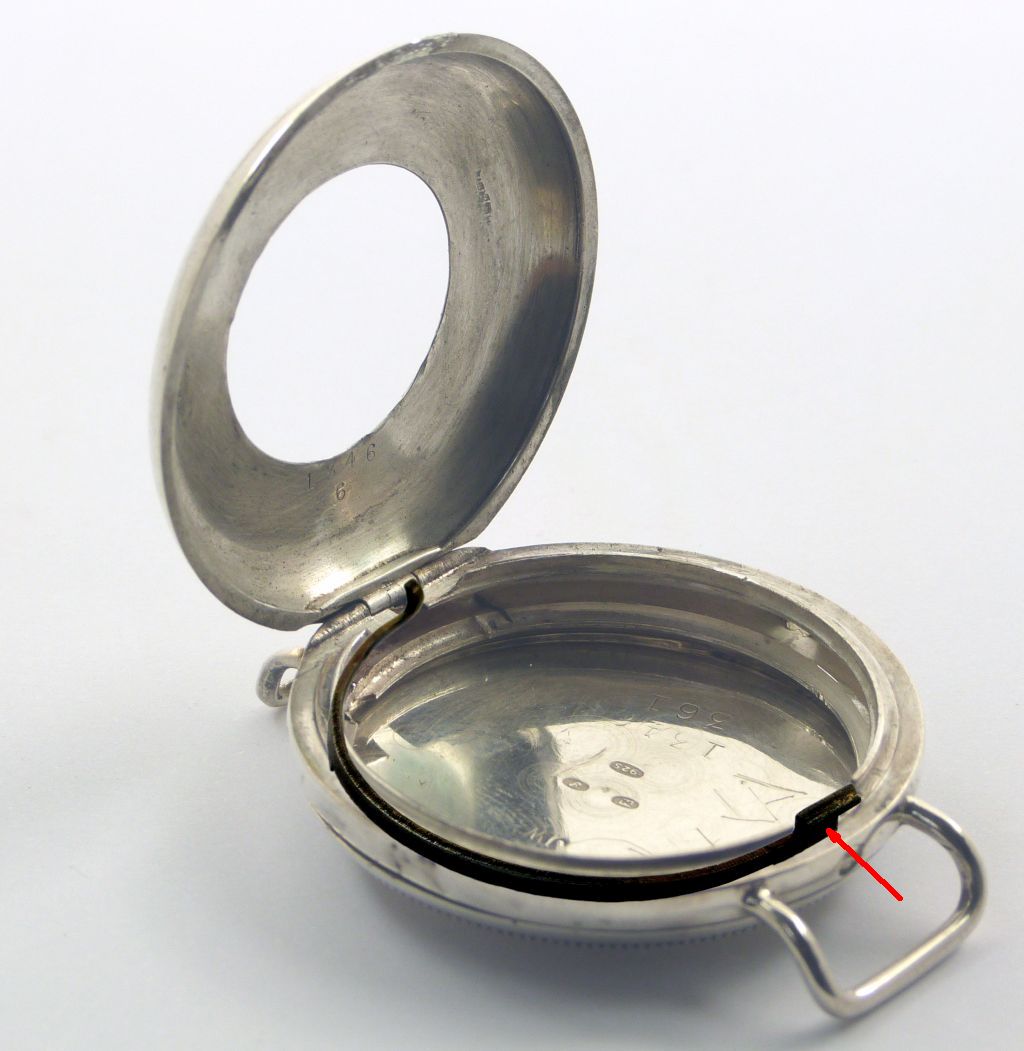 Zurbrügg half-hunter wristwatch case