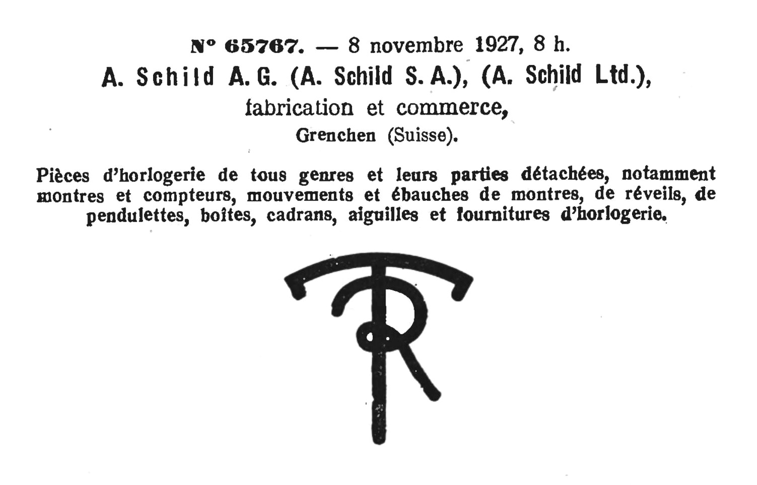 TR: A Schild