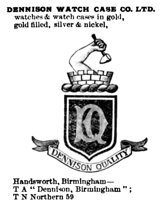 Dennison Quality Trademark 1921
