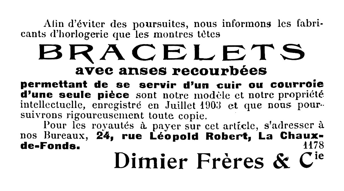 Dimier advert 1906