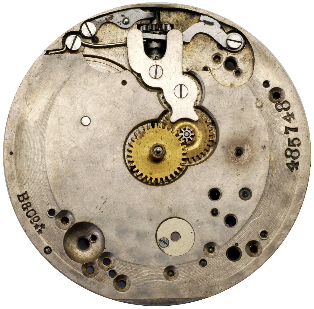 Fontainemelon movement Cal. VWS D bottom plate and keyless work